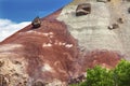 Red White Sandstone Mountain Capitol Reef National Park Utah