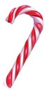 Red and white striped christmas sweet lollipop stick