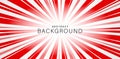 red and white sunburst backgrounds with rays Royalty Free Stock Photo