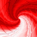 Red and white swirl abstract plastic background