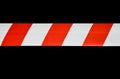 Red white tape Royalty Free Stock Photo