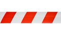 Red white tape Royalty Free Stock Photo