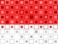 Red White Tile Background