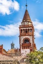 Red White Tower Flagler College St Augustine Florida Royalty Free Stock Photo