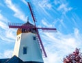 Windmill in the early morning in Solvang, California Royalty Free Stock Photo