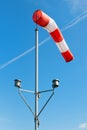 Red and white windsock