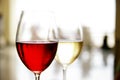 Red and white wine Royalty Free Stock Photo