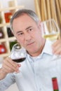 red and white wine tasting experience Royalty Free Stock Photo