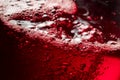 Red wine abstract splashing in glass Royalty Free Stock Photo