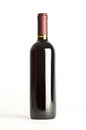 Red wine bottle isolated Royalty Free Stock Photo