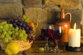 Red wine composition Royalty Free Stock Photo