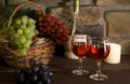 Red wine composition Royalty Free Stock Photo