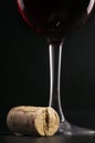 Red wine cork Royalty Free Stock Photo