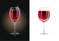 Red Wine glass. Royalty Free Stock Photo