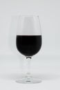 Red wine in glass cup. Tempranillo grape variety and Cabernet sauvignon. Wine made in Spain Royalty Free Stock Photo