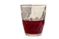 red wine in glass Cup on white isolated background Royalty Free Stock Photo