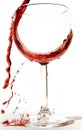 A red wine splash Royalty Free Stock Photo