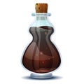 Red wine vinegar icon, cartoon style Royalty Free Stock Photo