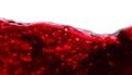 Abstract splashes of Red wine on white background.
