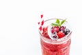 Red winter drink Royalty Free Stock Photo