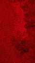 Red winter mobile phone wallpaper. Rich saturated bright color. Tinted grainy vertical background in dark and light tones. Surface Royalty Free Stock Photo