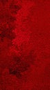 Red winter mobile phone wallpaper. Rich saturated bright color. Tinted grainy vertical background in dark and light tones. Surface Royalty Free Stock Photo