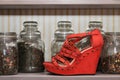 Red shoe Royalty Free Stock Photo