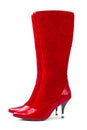 Red woman shoes Royalty Free Stock Photo