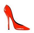 red woman shoes Royalty Free Stock Photo