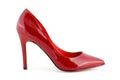 Red women shoe Royalty Free Stock Photo