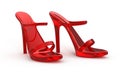 Red women shoes