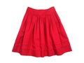 Red women skirt Royalty Free Stock Photo