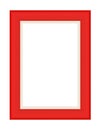 Red wood frame Royalty Free Stock Photo