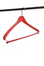 Red Wood Hanger Royalty Free Stock Photo