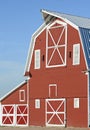 Red wooden barn Royalty Free Stock Photo
