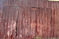 Red Wooden Barn Door Royalty Free Stock Photo