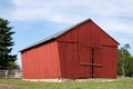 Red wooden barn Royalty Free Stock Photo