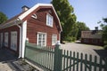 Red Wooden House