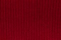 Red wool knitted background