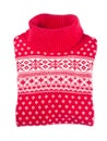 Red Wool Sweater Royalty Free Stock Photo
