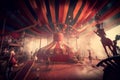 red world, immersive experienceThe Mechanical Menagerie: A Steampunk Circus of Insane, Immersive Details in Unreal Engine 5