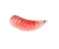 Red worm of maggots on a white background Royalty Free Stock Photo