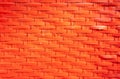 Red woven or weave straw texture background. Basket weave seamless pattern Royalty Free Stock Photo