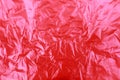 red wrinkled plastic texture background Royalty Free Stock Photo