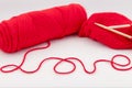Red Yarn and Word Love Royalty Free Stock Photo
