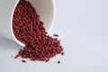 Red yeast rice Royalty Free Stock Photo