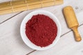 Red yeast rice powder or angkak