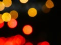 Red and yellow abstract lights Royalty Free Stock Photo