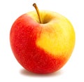 Red yellow apple Royalty Free Stock Photo