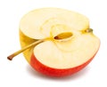 Red yellow apple Royalty Free Stock Photo